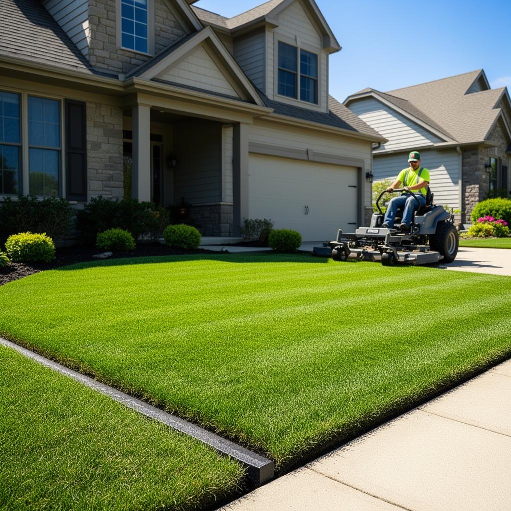 Landscaping project example