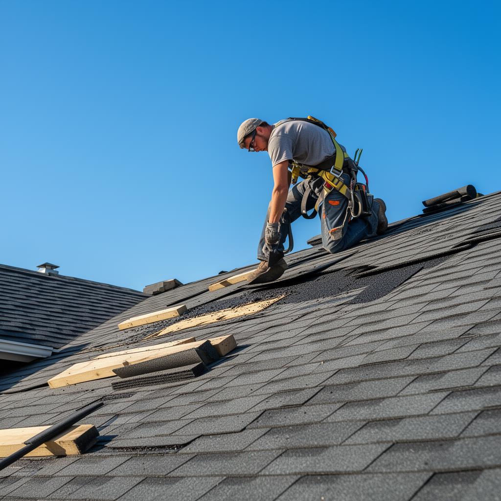 Roofing project example